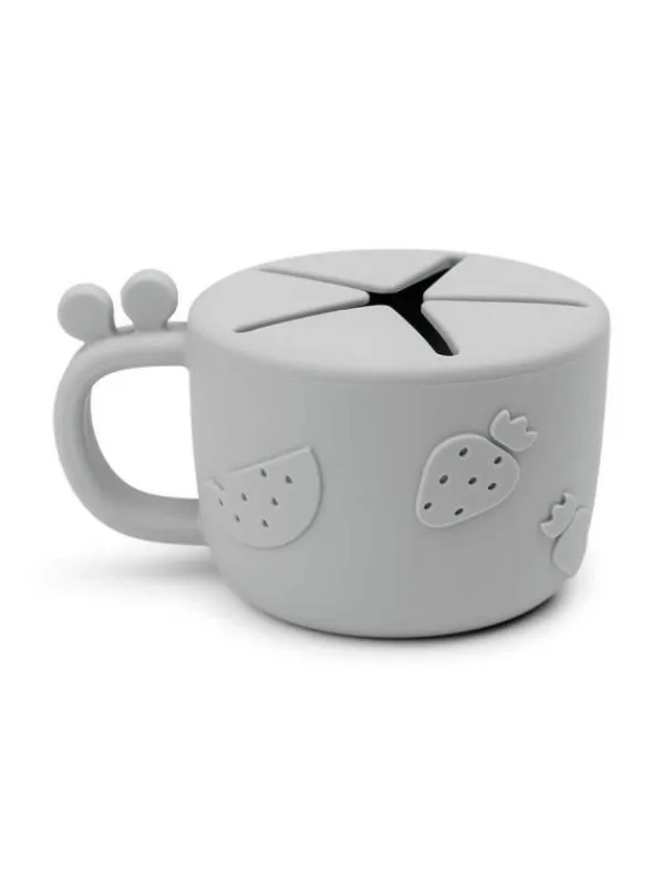 Clearance - Peekoboo Snack Cup - Raffi Grey Ruokailuhetkiin