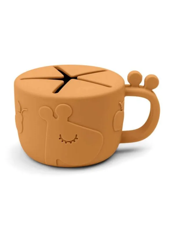 Best - Peekoboo Snack Cup - Raffi Mustard Ruokailuhetkiin