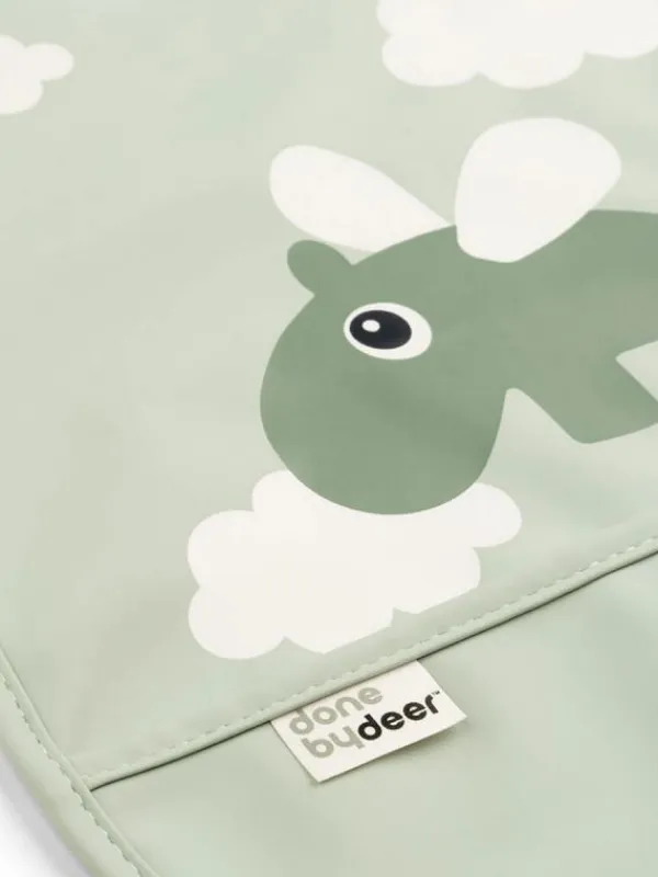 Online - Ruokalappu - Happy clouds, green Ruokailuhetkiin