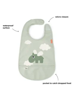 Online - Ruokalappu - Happy clouds, green Ruokailuhetkiin