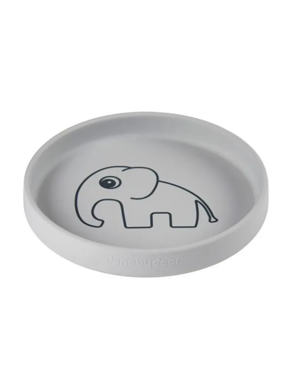 Discount - silikoninen lautanen - Elphee Grey Ruokailuhetkiin