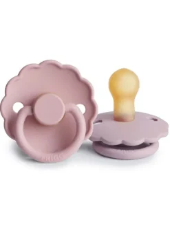 FRIGG - vauvan luonnonkumi tutti 2-Pack, Pink/Lilac Tutit Vauvalle
