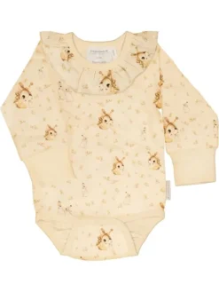 New GEGGAMOJA Bamboo pitkähihainen body Stella pouder Sisävaatteet