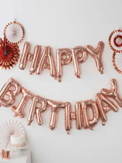 Best - folioilmapallo Happy Birthday, ruusukulta Juhlan Aika