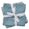 New Harsoliina 2-pack 70x70 - Happy dots blue - Puuvillaharsot