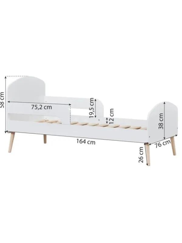 Outlet Blend Juniorsänky, 70 x 160 cm - valkoinen Sängyt, Kehdot Ja Vaaterekit