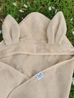 Outlet Huppupyyhe lapselle, pupunkorva sand Kylpy