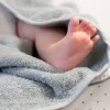 Huppupyyhe lapselle, pupunkorva hopea Kylpy