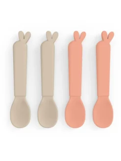 Clearance Kiddish lusikat 4-pack Lalee, Sand / Coral Ruokailuhetkiin