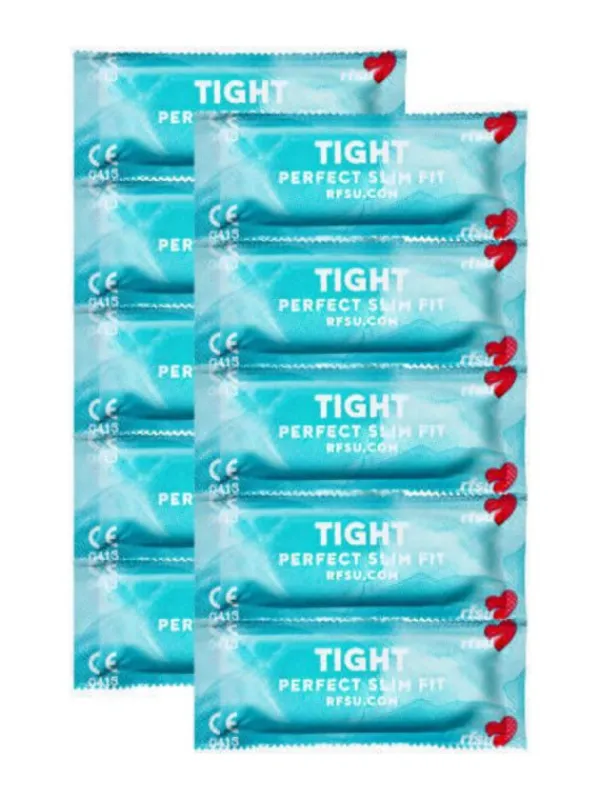 Clearance Kondomi Tight 10 kpl, kapeampi malli Rfsu-Tuotteet|Kondomit