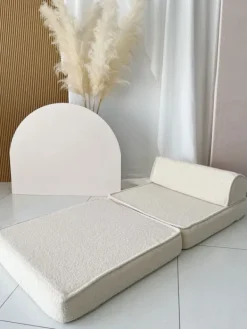 Discount Lasten lepotuoli / sohva 3in1, Bouncle cream Säkkituolit Ja Rahit