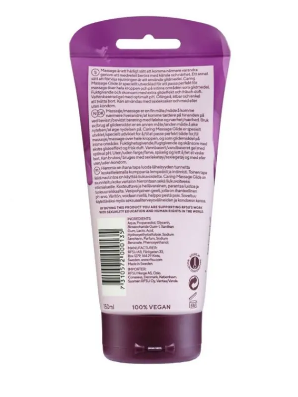 Best Liukuvoide / hierontageeli Sense Me Caring 150 ml Rfsu-Tuotteet|Siittiöystävälliset Liukuvoiteet