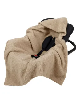 Outlet Lämmin boucle turvakaukalon viltti – beige Lämpöpussit