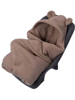 New Lämmin nallenkorva boucle turvakaukalon viltti – brown Lämpöpussit