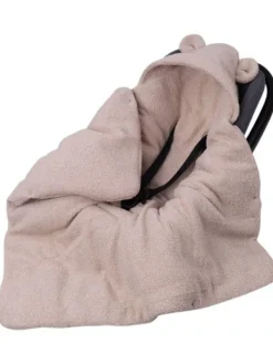 Discount Lämmin nallenkorva boucle turvakaukalon viltti – beige Lämpöpussit