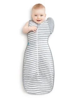 Best Love to Dream - Swaddle Up Original 50/50 kapalo, harmaaraita Kapalot Ja Unipussit