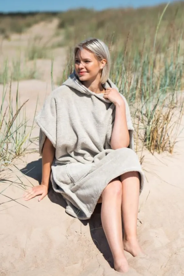 Hot Luin Living Ponchopyyhe, 4 eri kokoa, Sand Kylpy|Äidin Hemmottelu
