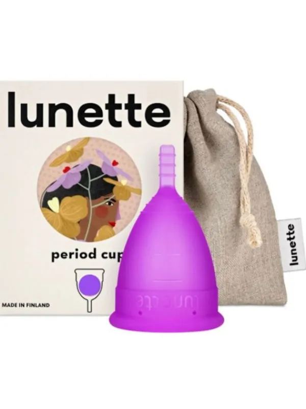 Discount Lunette Kuukuppi – mukava ja ekologinen kuukautissuoja, violetti Kuukautiskupit, Pessaarit