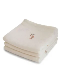 Outlet Luomupuuvillainen harso 3-Pack, flowers | Puuvillaharsot
