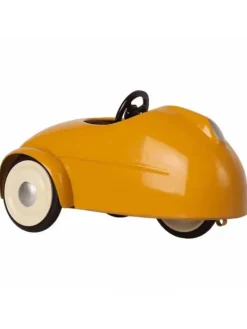 Discount Maileg kilpa-ajaja hiiri ja keltainen kilpa-auto – leikkisetti autotallilla Maileg