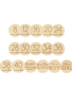 Online Milestone puiset kortit odottavalle äidille - Baby Shower -Lahjat|Vauvakirjat Ja Kortit