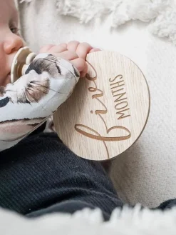 Sale Milestone puiset kortit vauvalle - Baby Shower -Lahjat|Vauvakirjat Ja Kortit