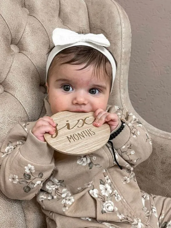 Sale Milestone puiset kortit vauvalle - Baby Shower -Lahjat|Vauvakirjat Ja Kortit