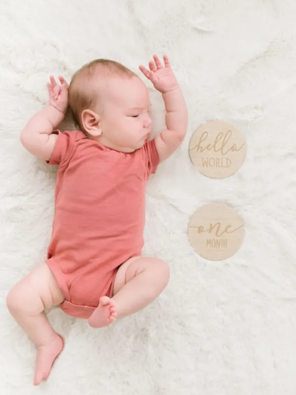 Sale Milestone puiset kortit vauvalle - Baby Shower -Lahjat|Vauvakirjat Ja Kortit