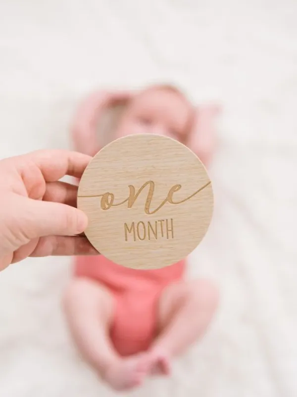 Sale Milestone puiset kortit vauvalle - Baby Shower -Lahjat|Vauvakirjat Ja Kortit