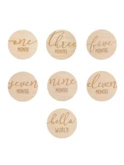 Sale Milestone puiset kortit vauvalle - Baby Shower -Lahjat|Vauvakirjat Ja Kortit