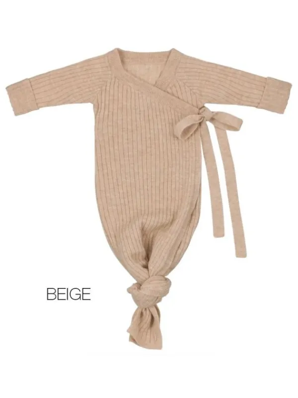 Best Moalie Knotted Gown -yöpuku, Beige tai Camel Kapalot Ja Unipussit