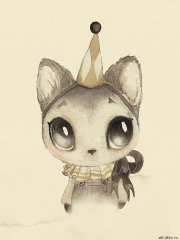 Outlet - Dear Meow juliste 30x40 Julisteet Ja Printit