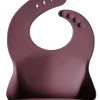 silikoninen ruokalappu (dusty rose) Ruokailuhetkiin