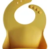 Discount silikoninen ruokalappu (mineral yellow) Ruokailuhetkiin