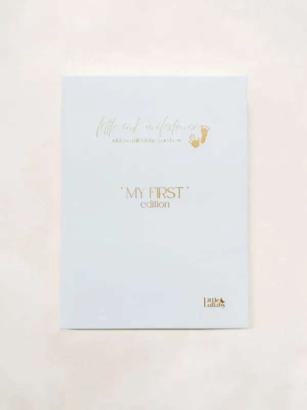 Outlet Musteeton Milestone -korttisarja “My First” – Vauvan ensimmäiset hetket ja juhlapäivät Vauvakirjat Ja Kortit