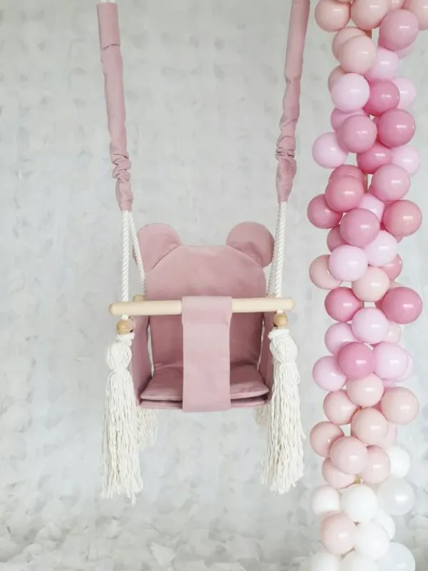 Clearance Nalle vauvakeinu, rosa Toiminnalliset Lelut