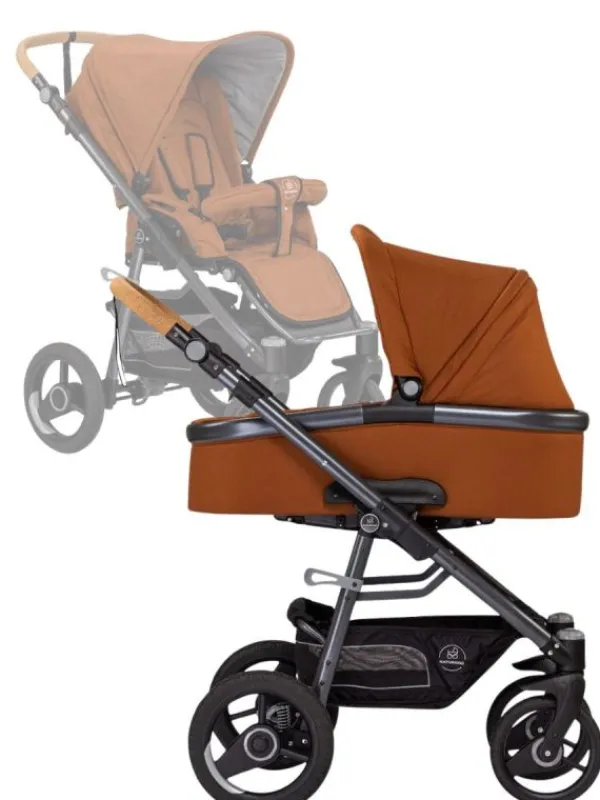 Best Naturkind Lux Evo yhdistelmävaunut Solight Ecco renkailla, Terracotta Lastenvaunut Ja Rattaat