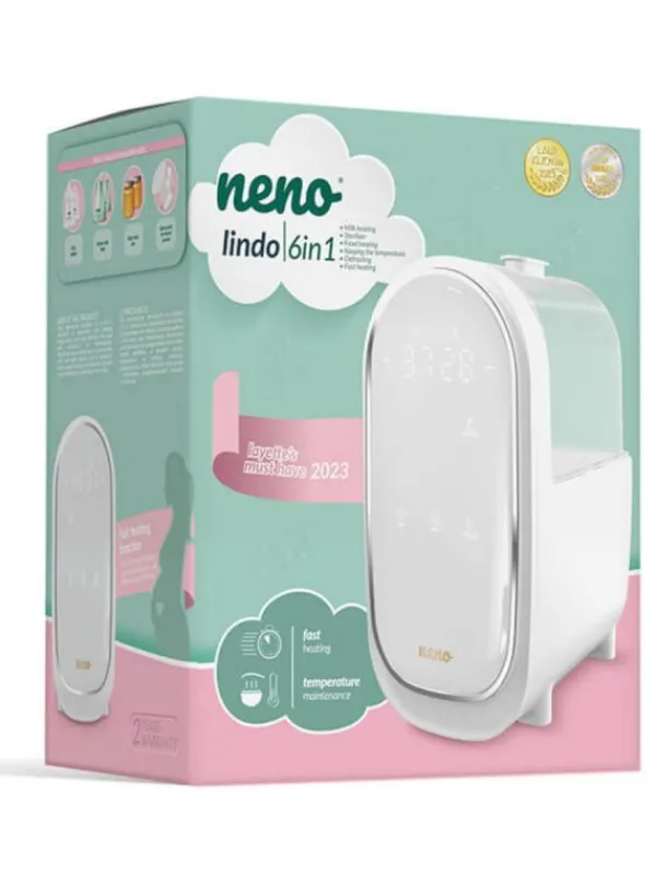 Hot Neno Lindo Sterilizer – 6-in-1 sterilisaattori ja maidon lämmittäjä Tuttipullot Ja Tuttipäät|Ruokailuhetkiin