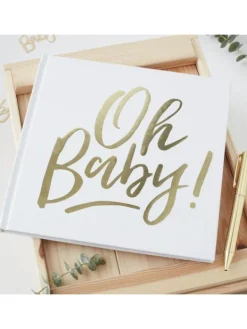 Sale Oh Baby! Vieraskirja vauvajuhliin Juhlan Aika|Vauvakirjat Ja Kortit