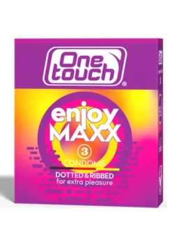 One Touch enjoyMAXX nautintoa antavat kondomit 3 kpl Kondomit