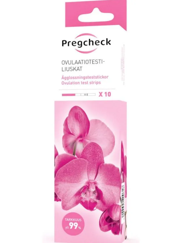 Hot Ovulaatiotesti liuska 10 kpl Ovulaatiotestit|Pregcheck-Testit