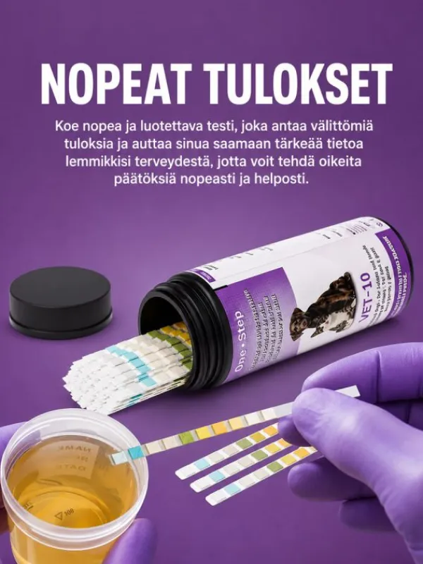 Clearance 10 parametrin virtsatesti eläimille 5 kpl Lemmikkiperhe