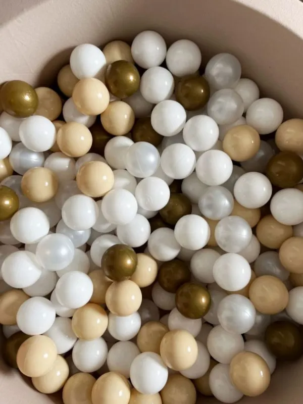 Sale Pehmeä pallomeri + pallot (valitse värit), beige Lasten Pallomeret