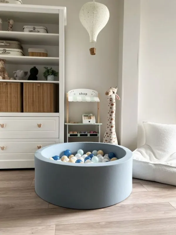 New Pehmeä pallomeri + pallot (valitse värit), dusty blue Lasten Pallomeret