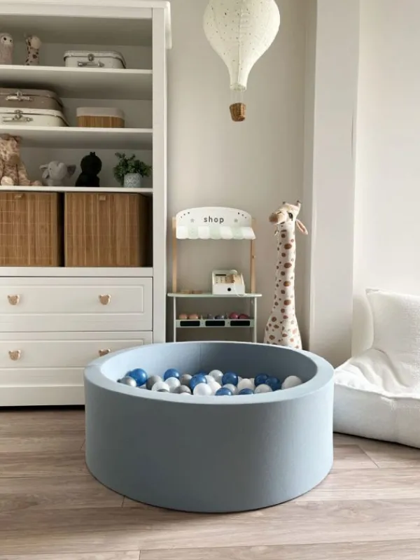 New Pehmeä pallomeri + pallot (valitse värit), dusty blue Lasten Pallomeret