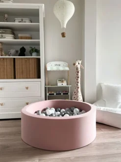 Hot Pehmeä pallomeri + pallot (valitse värit), powder rose Lasten Pallomeret