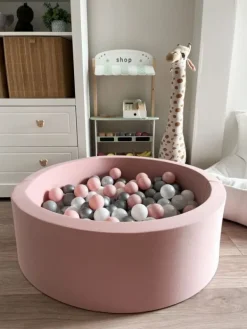 Hot Pehmeä pallomeri + pallot (valitse värit), powder rose Lasten Pallomeret