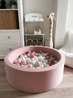 Hot Pehmeä pallomeri + pallot (valitse värit), powder rose Lasten Pallomeret
