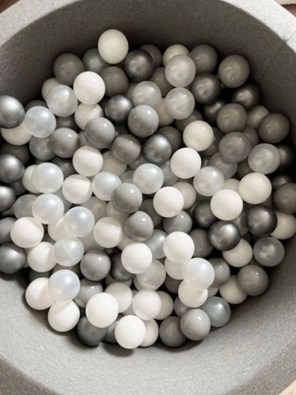 Online Pehmeä pallomeri + pallot (valitse värit), dark grey Lasten Pallomeret