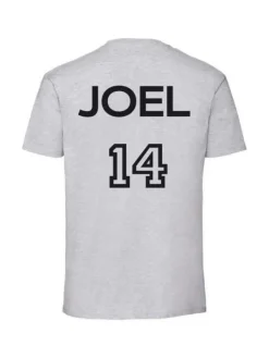 Clearance Pelipaita vanhemmalle omalla tekstillä, S-5XL harmaa Oma Teksti -Tuotteet